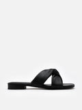 PAZZION, Lily Knotted Sandals, Black