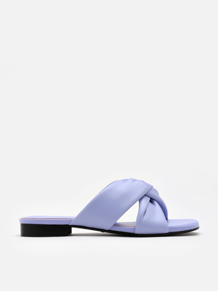 PAZZION, Lily Knotted Sandals, Purple