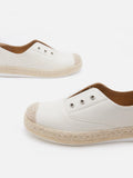 PAZZION, Liz Unlaced Slip-On Espadrilles, Beige