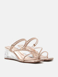 Lola Crystal Strap Wedges