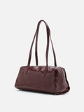 PAZZION, Louella Crinkled Elongated Handle Bag, Wine