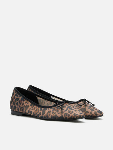 Lourdes Bow Mesh Flats