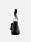 PAZZION, Marivyn Leather Tote, Black