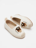 PAZZION, Mini Larisse Horse Motif Espadrilles, Beige