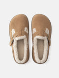 PAZZION, Monique Fur-Trim Buckled Loafers, Camel