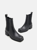 PAZZION, Narelle Square Toe Chelsea Boots, Black