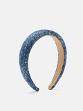 Natalya Crystal Embellished Denim Hair Band