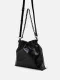 Nellie Chained Leather Shoulder Bag