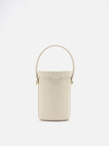 PAZZION, Nicolette Leather Cylinder Bag, Beige
