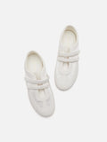 PAZZION, Noralyn Double Velcro Strap Sneakers, White