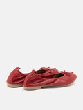 PAZZION, Nova Bow Covered Flats, Red