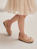 PAZZION, Olivia Quilted Pearl Bow Flats, Pink