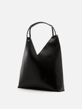 PAZZION, Pennie Centerline Stitch Tote, Black