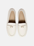 PAZZION, Perevelle Leather Loafers, Beige