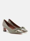 Quinella Bow Patent Heels