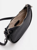 PAZZION, Renata Woven Bag, Black