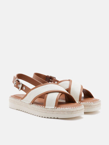 Riva Cross-Strap Espadrille Sandals