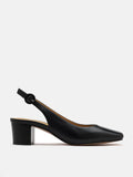 PAZZION, Roberta Slingback Heels, Black