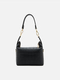 PAZZION, Rochelle Leather Embossed Bag, Black