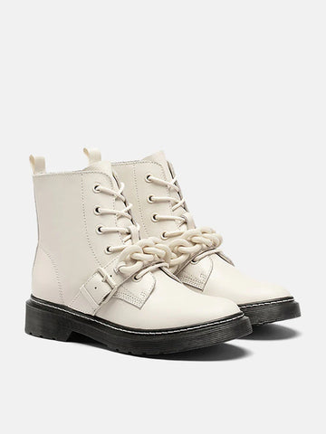 Rowena Chained Lace Up Ankle Boots