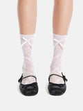 PAZZION, SK102 BALLET SOCKS, White