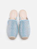 PAZZION, Saline Espadrille Mules, Blue