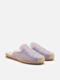 PAZZION, Saline Espadrille Mules, Purple