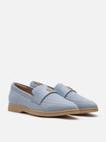 PAZZION, Searra Accented Flyknit Loafers, Grey
