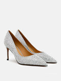 Sigrid Diamante Embellished Pointed Heels