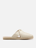 PAZZION, Sonja Twist Strap Espadrille Mules, Beige