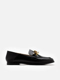 PAZZION, Sophie Chained Loafers, Black