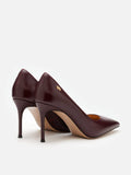 PAZZION, Stefano Patent Stiletto Heels, Wine
