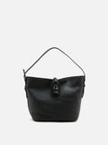 Tate Pebbled Buckle Bag