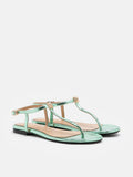 [SALE]Tessa Tinted Metallic Sandals