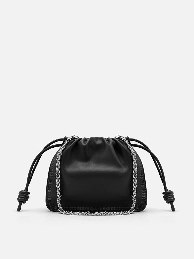 PAZZION, Trinity Chained Bag, Black