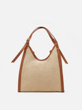 PAZZION, Verona Canvas Structured Tote, Brown