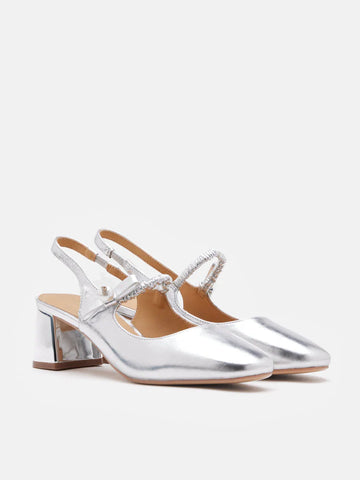 Vika Pearl Mary Jane Pumps