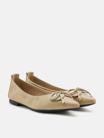 Waverly Eyelet Bow Pointed Toe Flats