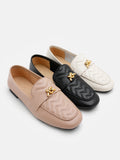 Erad Gold Knot Padded Loafers